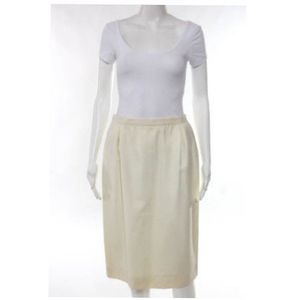Valentino Boutique Vintage Pencil Skirt with Pleats
